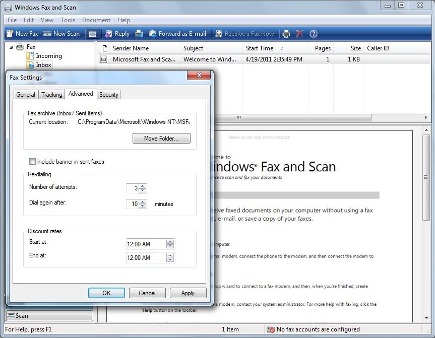 fax and scan windows 10