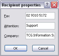 Recipient Properties