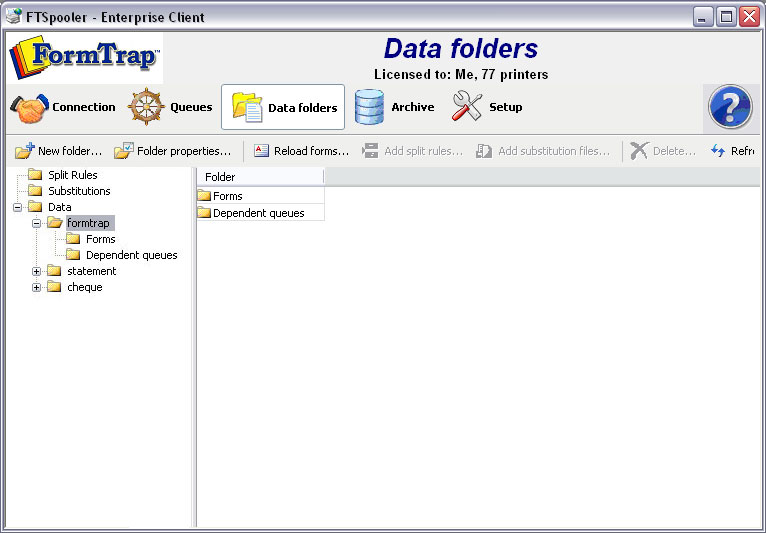 Reload Data files