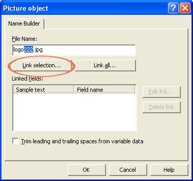 link selection