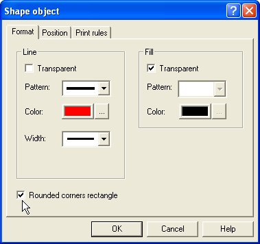 Shape Object - Rounded Corners