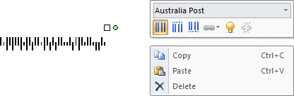 Definition tab, Symbology: Australia Post
