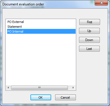 Document Evaluation Order