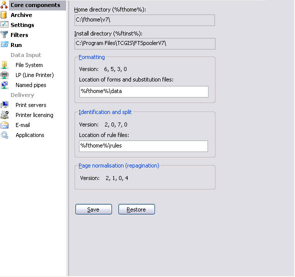 Setup Core Components